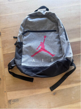 Jordan Backpack One Size Grey and Black